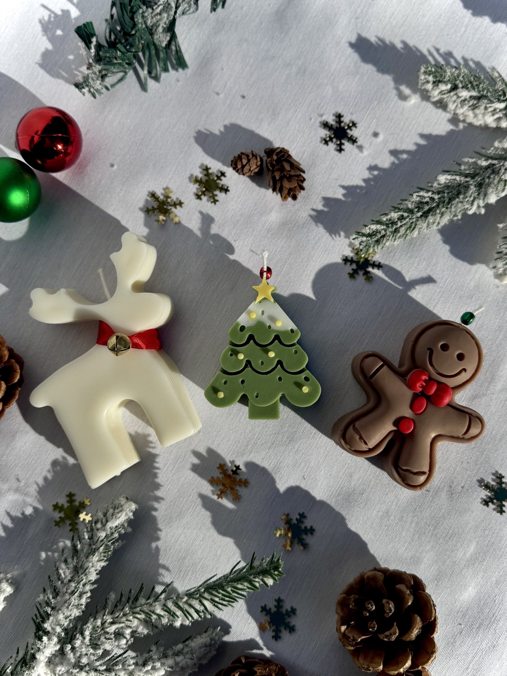 Pack de Velas decorativas navideñas - 2