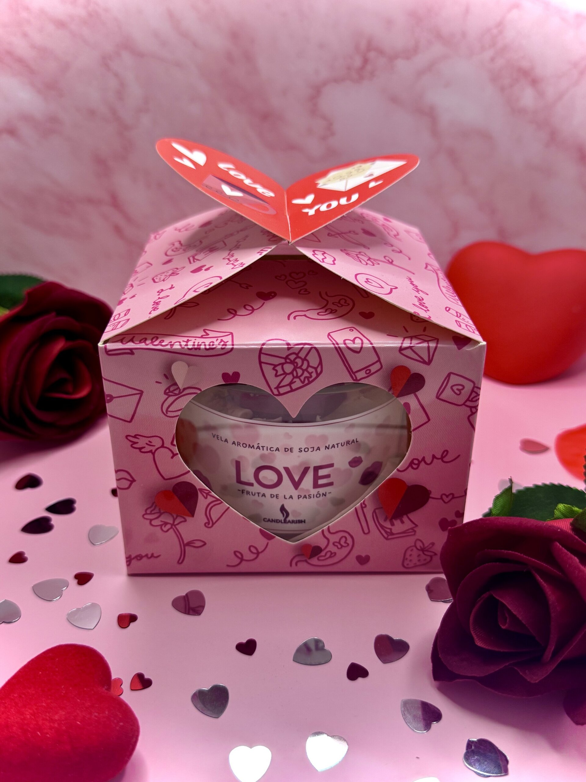 Vela aromática · (Fruta de la pasión) I LOVE - 4